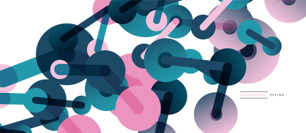 线点连接几何抽象图片下载