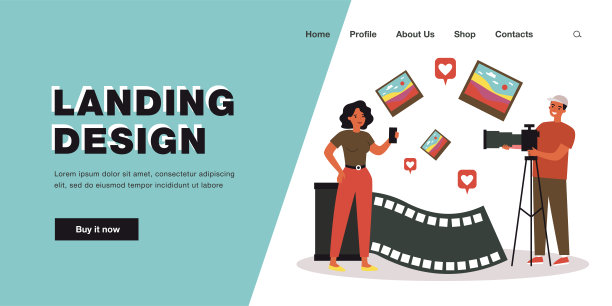 摄影师为社交媒体拍摄照片内容图片下载