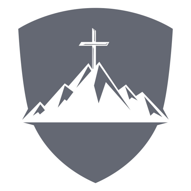 在山顶上十字架。图片下载