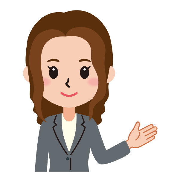 一个女人用她的手引导右边的插图2图片下载