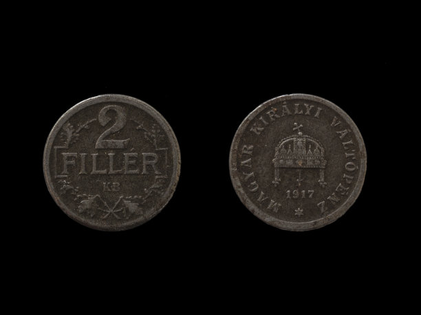 1917年的奥匈帝国填充硬币。图片下载