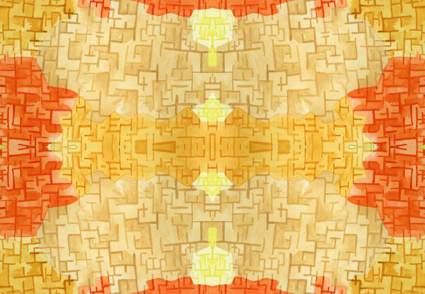 水彩画迷宫图片下载