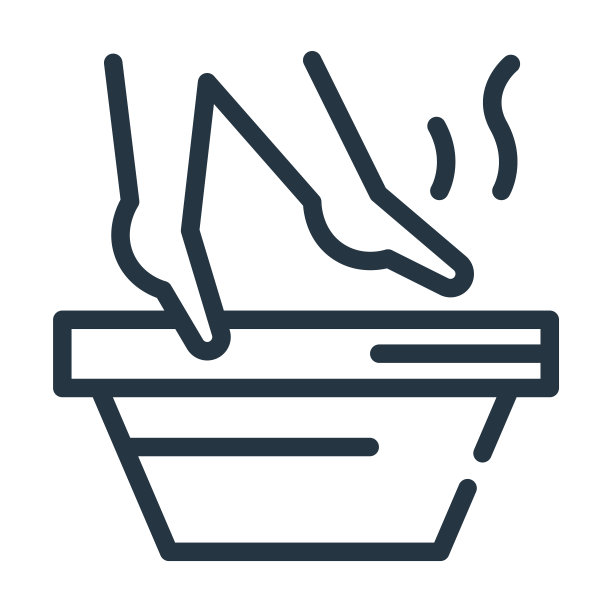 足浴细线图标。浴、spa的线性图标来自桑拿概念孤立的轮廓标志。矢量插图符号元素的网页设计和应用程序。图片下载