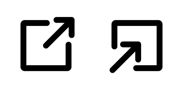 调整大小图标设置在白色背景。矢量图图片下载