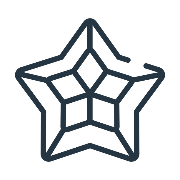 尖星细线图标。星，装饰线性图标从用户界面概念孤立的轮廓标志。矢量插图符号元素的网页设计和应用程序。图片下载