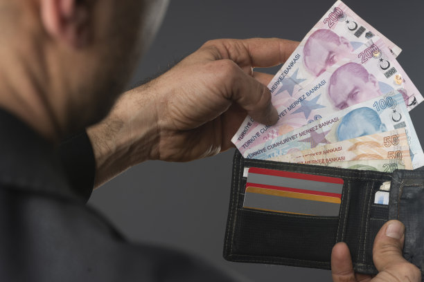 商人钱包和土耳其钱图片下载