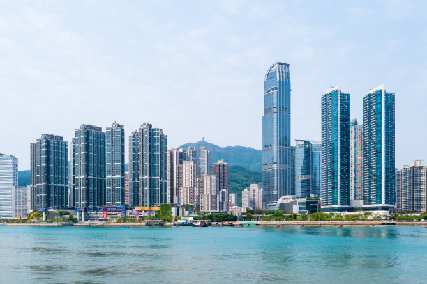 香港荃湾及青衣区景色图片下载