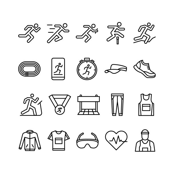 运行大纲图标集图片下载