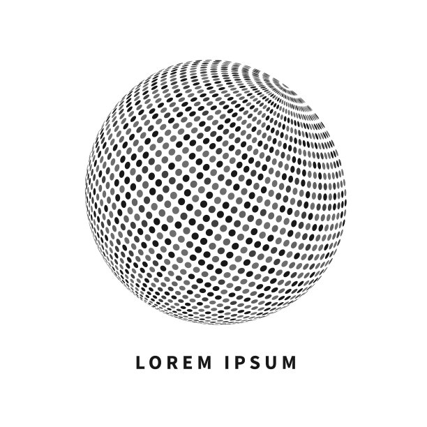 三维圆点球图片下载