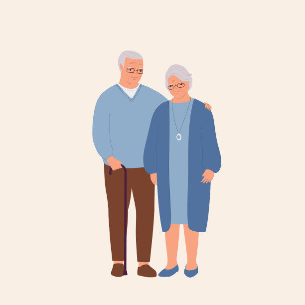 高级快乐的夫妇。图片下载