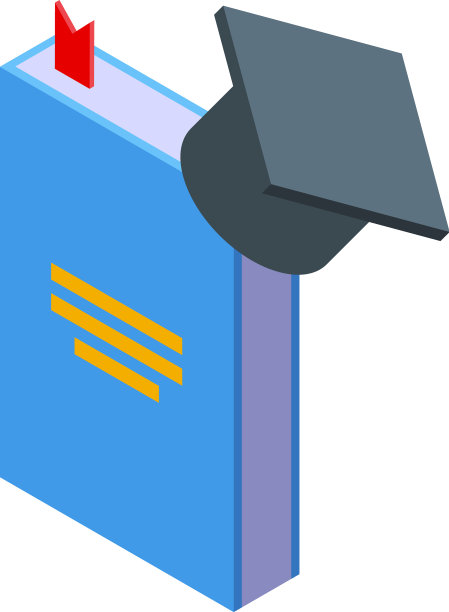 书本教育图标等距学习课程图片下载