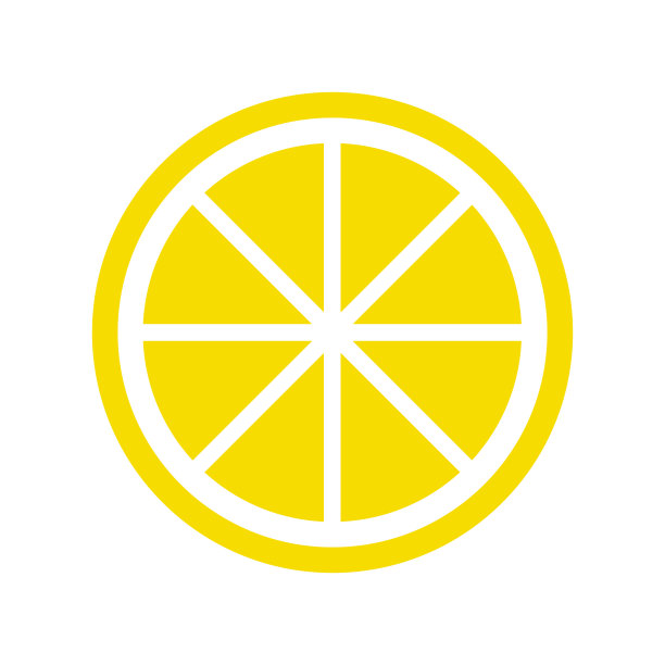 新鲜的柠檬水果，白色背景上的矢量插图图片下载