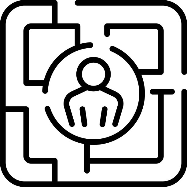 目标会议图标大纲在线图片下载