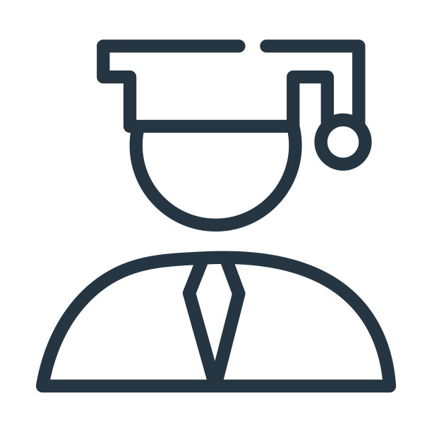 毕业男孩细线图标。教育上，男孩线性图标是从人们概念孤立的轮廓符号。矢量插图符号元素的网页设计和应用程序。图片下载