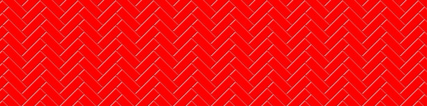 红色人字形地铁瓷砖无缝图案。地铁石或瓷砖背景。厨房连壁结构。浴室墙壁或地板表面图片下载