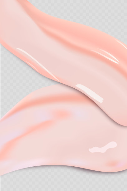 奶油纹理中风孤立在透明的背景。面霜，泡沫，凝胶或身体乳护肤图标。向量面霜化妆品产品涂片样本。图片下载