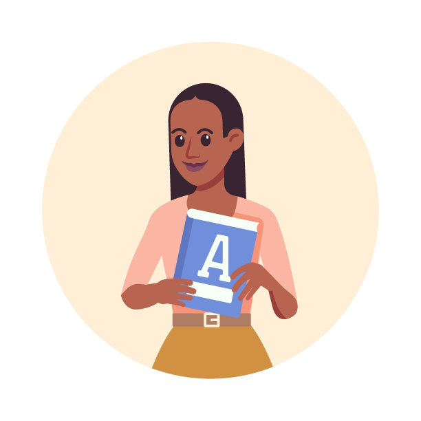 小学老师扁平风矢量素材图片下载