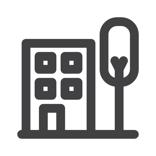 Home和tree line图标图片下载