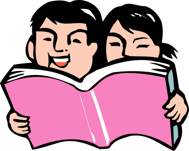 父母和孩子读书图片下载