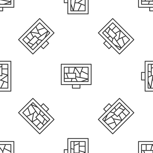 灰线图片艺术图标孤立无缝图片下载