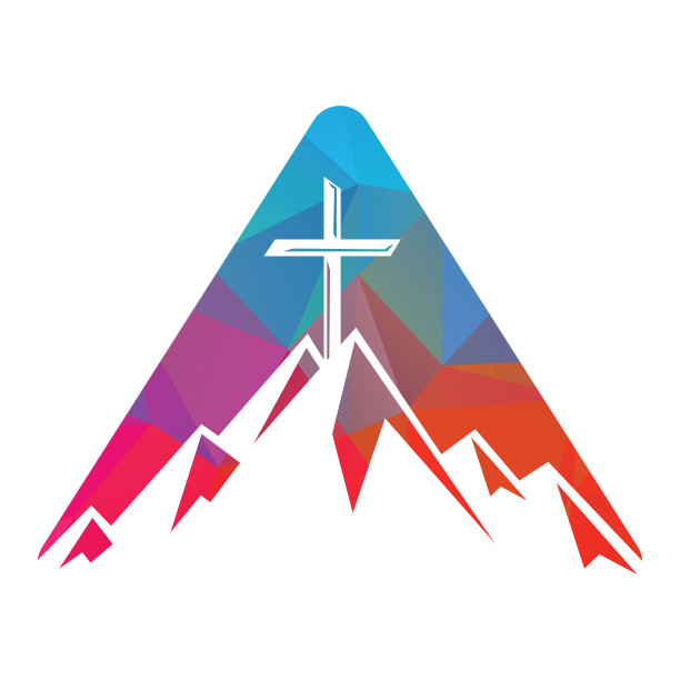 在山顶上十字架。图片下载