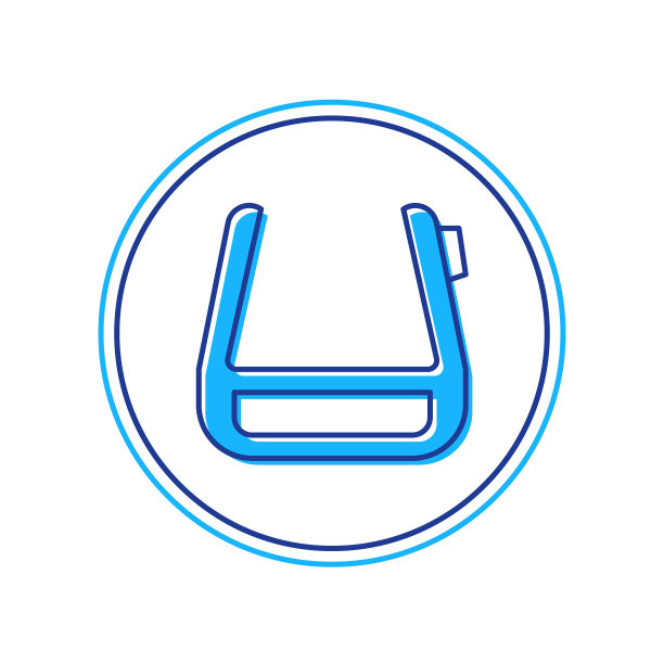 填充轮廓智能眼镜安装在眼镜图标孤立在白色背景。可穿戴电子智能眼镜，带有摄像头和显示器。向量图片下载