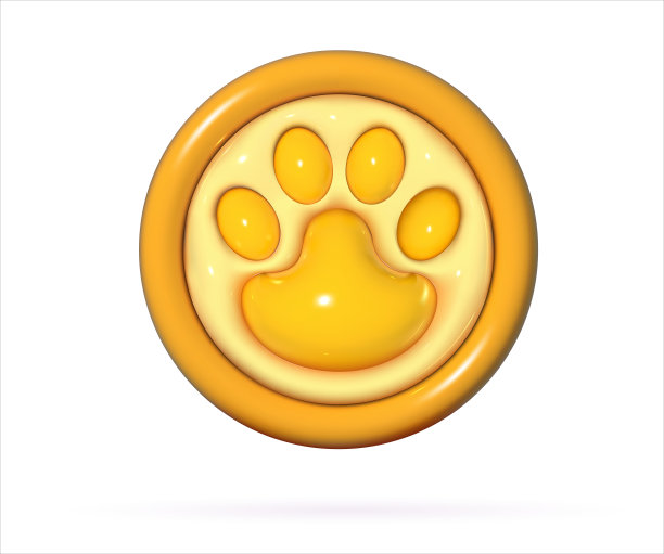 爪子3d打印卡通软流行风格。图片下载