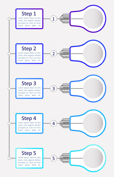 数字创新信息图表设计模板图片下载
