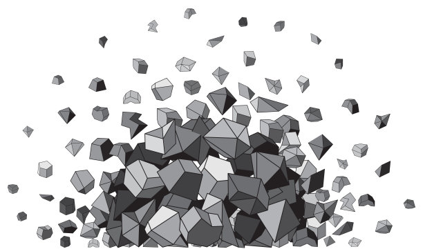 抽象的、有棱角的、不对称的形状。图片下载