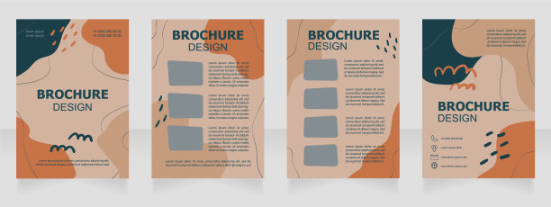 街头艺术教育课程拍卖空白宣传册设计图片下载