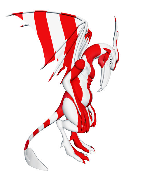 白色背景上孤立的滴水嘴雕塑图片下载