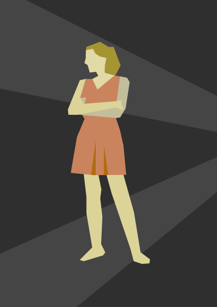 抽象女性艺术为现代数字设计海报，艺术印刷，画布和家居装饰印刷图片下载