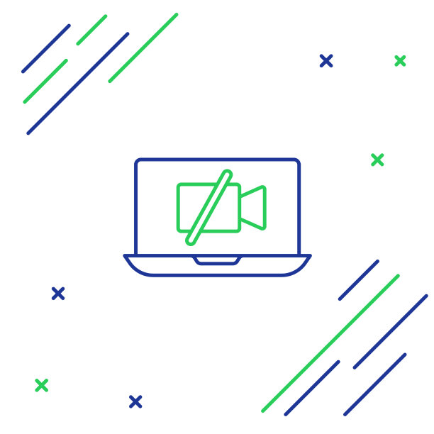 在笔记本电脑屏幕图标上关闭摄像机图片下载