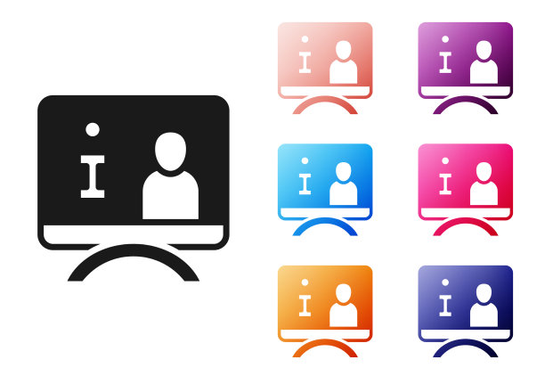 黑色电视报道图标孤立在白色上图片下载