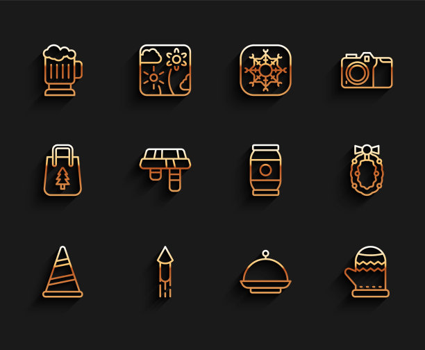 设行派对帽烟火火箭木制啤酒图片下载