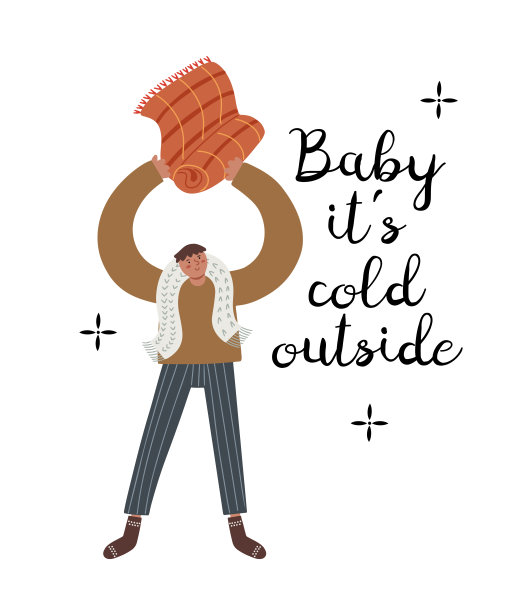 有毯子的舒适人图片下载