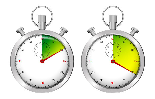 一套现实的秒表或竞赛设备测量或运动秒表银停止和去。eps格式图片下载