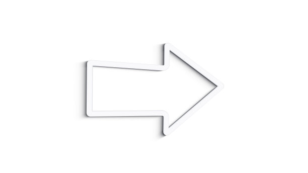 灰色箭头线图标上的白色背景。前视图。4K视频运动图形动画图片下载