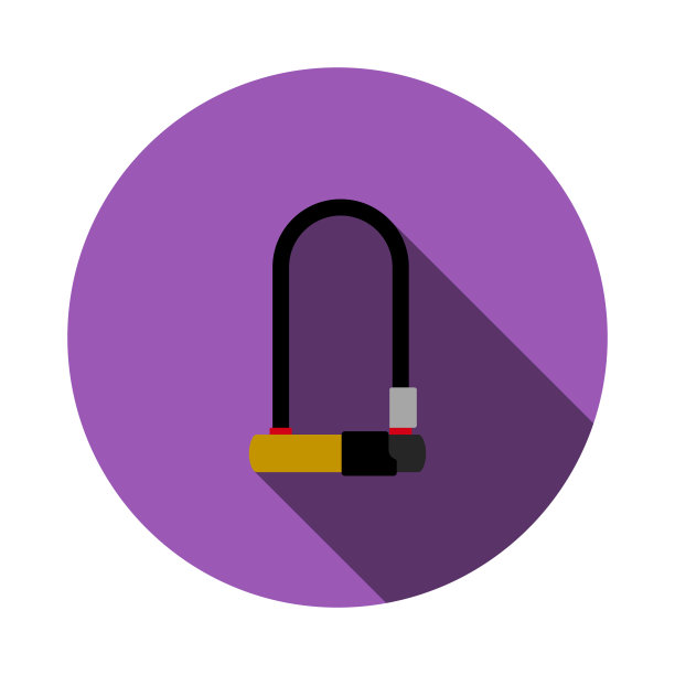 自行车锁图标图片下载