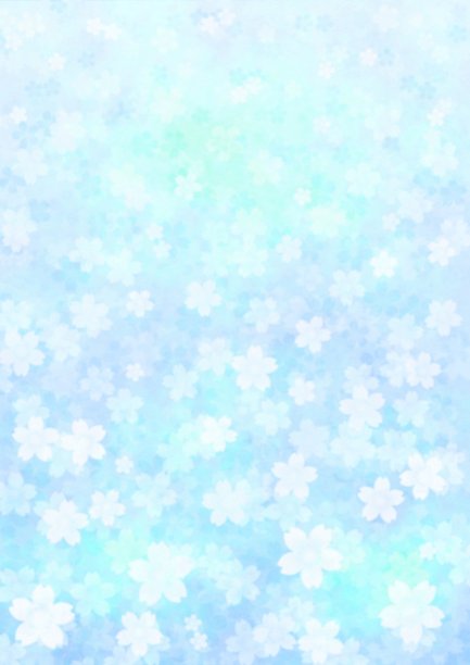 浅蓝色背景插图的鲜花盛开的所有地方图片下载