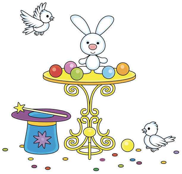 马戏团用来变戏法的物品和动物图片下载