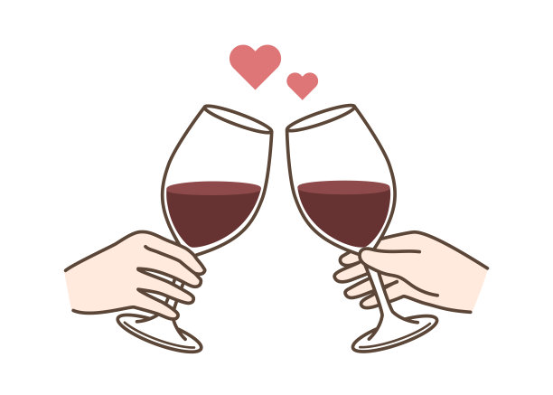 酒，祝酒，心，干杯图片下载