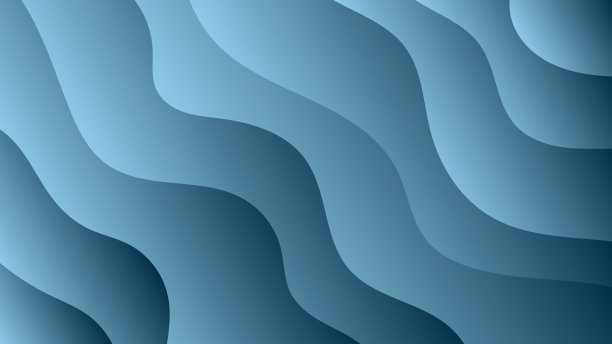 现代抽象背景与波浪元素和蓝色充满活力的颜色图片下载
