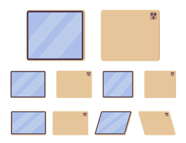 平板电脑，黄金水平移动计算设备图片下载