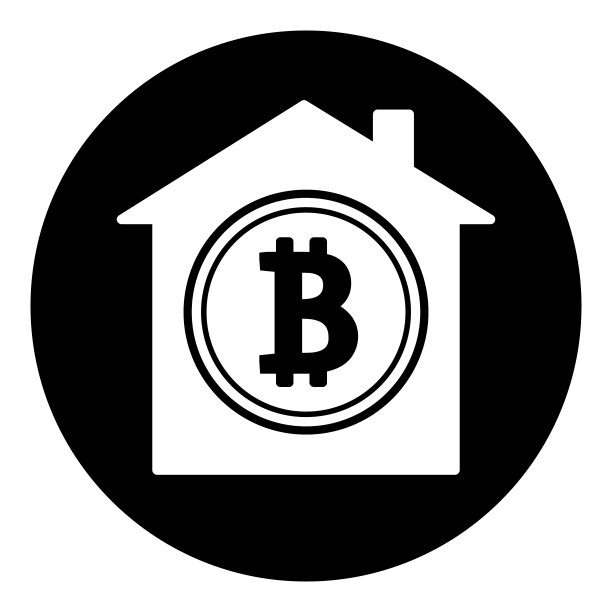 白色背景上的比特币扁平图标图片下载