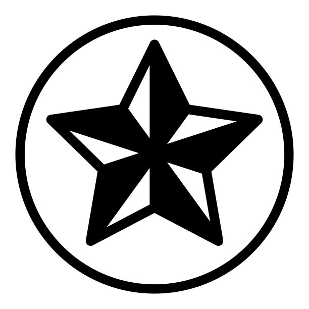 白色背景圆形扁平图标图片下载