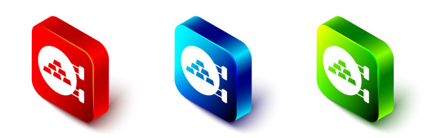 等距珠宝店图标孤立在白色上图片下载