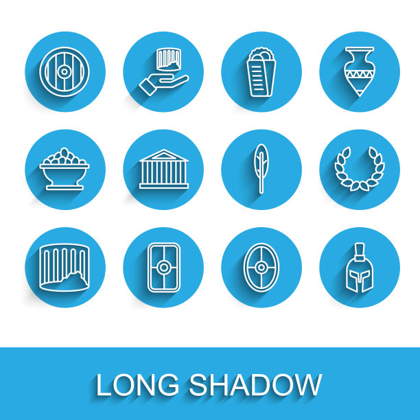 套线古柱希腊盾盔图片下载