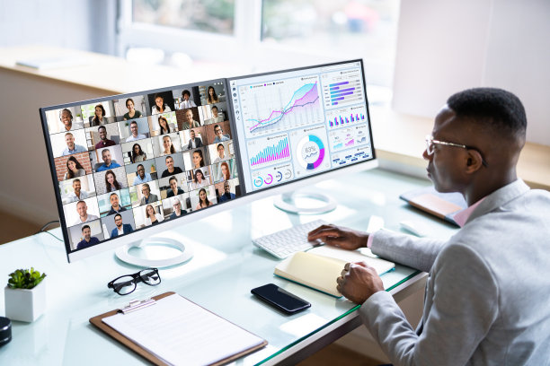 在线视频会议学习研讨会图片下载