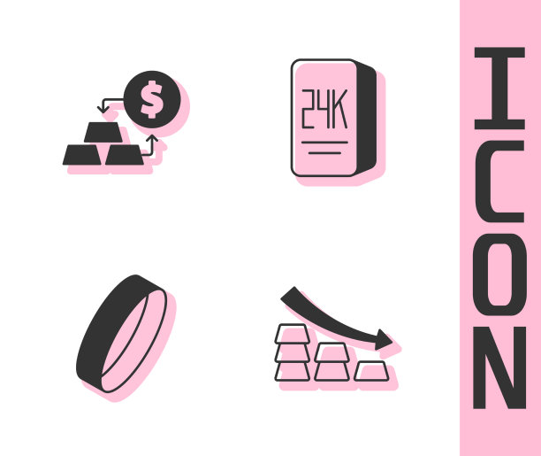 用金条设置下落箭头交换黄金图片下载